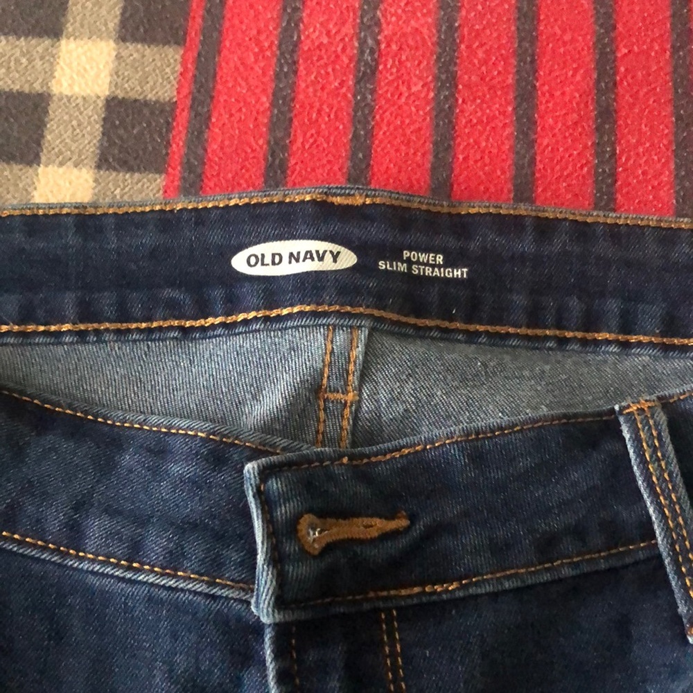 Old Navy distressed jeans.